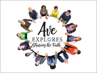 Graphic for Ave Explores: Sharing the Faith series